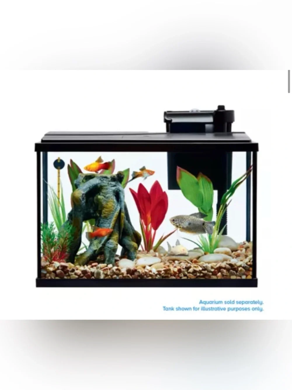 Top Fin® LED Aquarium Hood - LED Fish Tank Hood - 20 Gallon